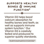 Nature's Way Vitamin D3 Dry Form 10 mcg-N101 Nutrition