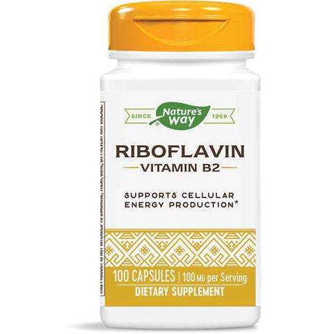 Nature's Way Riboflavin (Vitamin B2) 100 mg-N101 Nutrition
