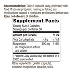 Nature's Way Magnesium Complex-100 capsules-N101 Nutrition