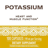 Nature's Way Potassium 99 mg-N101 Nutrition