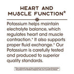 Nature's Way Potassium 99 mg-N101 Nutrition