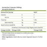 Amazing Herbs Premium Black Seed Oil Softgels 500mg-N101 Nutrition