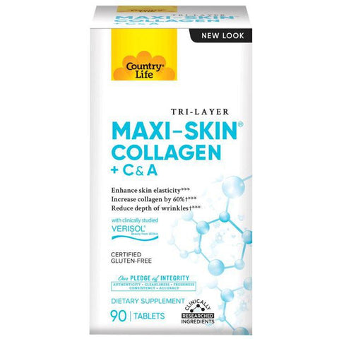 Country Life Maxi-Skin Collagen + C&A-N101 Nutrition