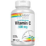 Solaray Vitamin C with Rose Hips & Acerola 500 mg (Timed Release)-N101 Nutrition