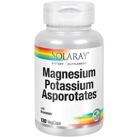 Solaray Magnesium Asporotates-120 VegCaps-N101 Nutrition