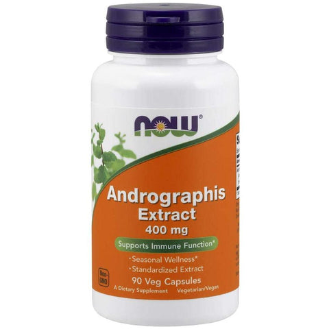 NOW Andrographis Extract 400 mg-90 veg capsules-N101 Nutrition