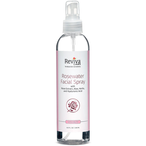 Reviva Labs Rosewater Facial Spray-8 fl oz (236 mL)-N101 Nutrition