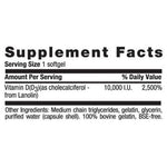 Country Life Vitamin D3 10,000 IU-N101 Nutrition