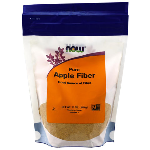 NOW Apple Fiber Powder-12 oz (340 g)-N101 Nutrition