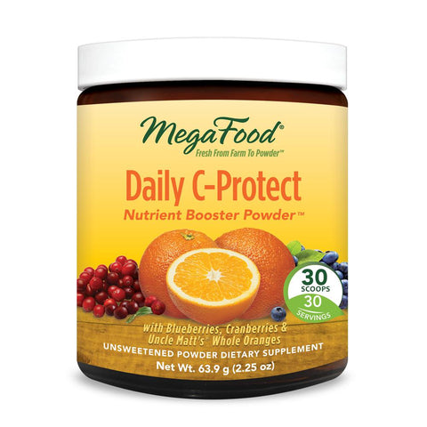 MegaFood Daily C-Protect Nutrient Booster Powder-2.25 oz (63.9 g)-N101 Nutrition