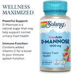 Solaray D-Mannose with CranActin-N101 Nutrition