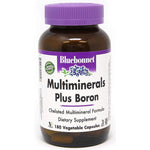 Bluebonnet Multiminerals Plus Boron-180 vegetable capsules-N101 Nutrition