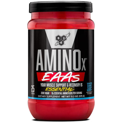 BSN AMINOx EAAs-25 servings-White Bark Raspberry-N101 Nutrition