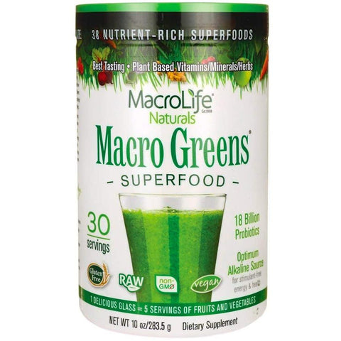 MacroLife Naturals Macro Greens-30 servings-N101 Nutrition