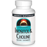 Source Naturals Inositol/Choline 800 mg-50 tablets-N101 Nutrition