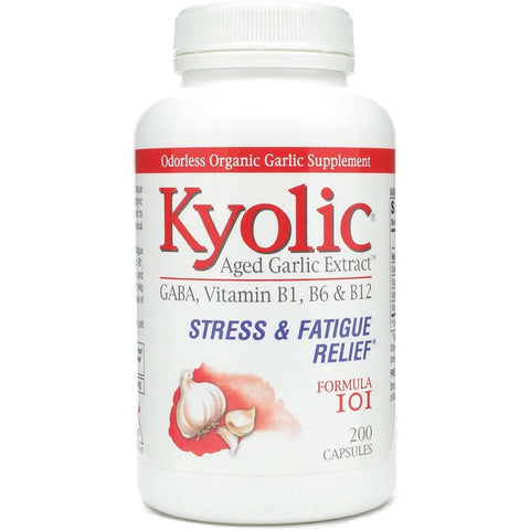 Kyolic Aged Garlic Extract Stress & Fatigue Relief Formula 101-200 capsules-N101 Nutrition