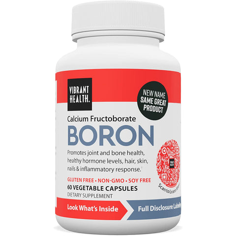 Vibrant Health Boron-N101 Nutrition