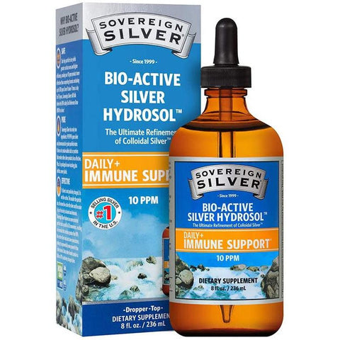 Sovereign Silver Hydrosol 10 PPM (Dropper-Top)-8 fl oz (236 mL)-N101 Nutrition