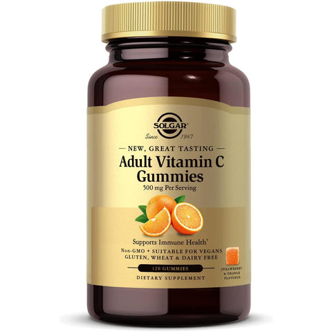 Solgar Adult Vitamin C Gummies 500 mg-N101 Nutrition