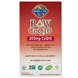 Garden of Life Vitamin Code Raw CoQ10 200 mg-60 vegan capsules-N101 Nutrition
