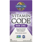 Garden of Life Vitamin Code Raw Zinc-N101 Nutrition