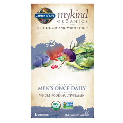 Garden of Life mykind Organics Men's Once Daily Multi-N101 Nutrition