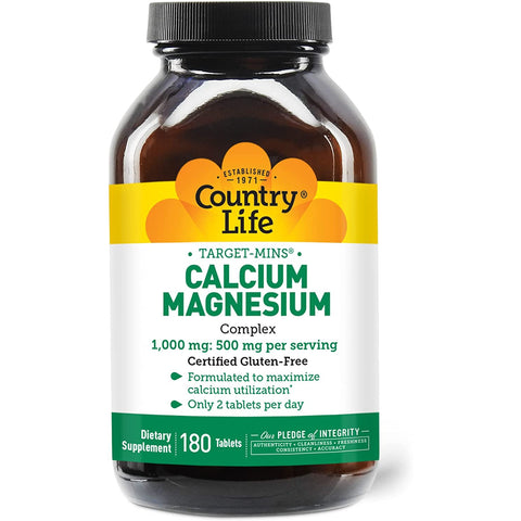 Country Life Target-Mins Calcium Magnesium Complex-N101 Nutrition