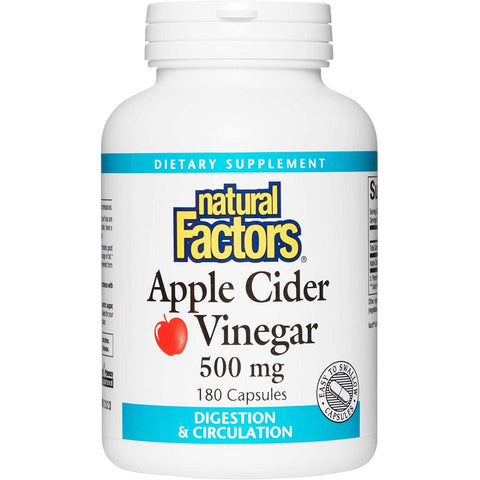 Natural Factors Apple Cider Vinegar 500 mg-N101 Nutrition