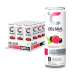 Celsius Energy Drink-Case (12 cans)-Raspberry Acai Green Tea-N101 Nutrition