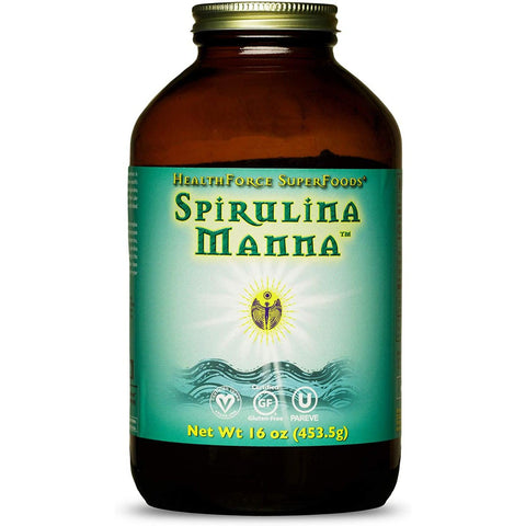 HealthForce SuperFoods Spirulina Manna-16 oz (453 g)-N101 Nutrition