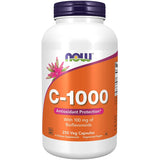 NOW Vitamin C-1000 Veg Capsules-250 veg capsules-N101 Nutrition