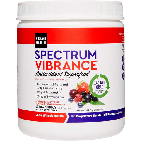 Vibrant Health Spectrum Vibrance Antioxidant Superfood-30 servings-N101 Nutrition