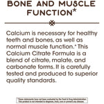Nature's Way Calcium Citrate-N101 Nutrition