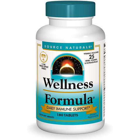 Source Naturals Wellness Formula-180 tablets-N101 Nutrition