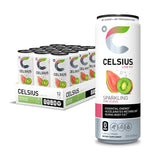 Celsius Energy Drink-Case (12 cans)-Sparkling Kiwi Guava-N101 Nutrition