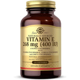Solgar Naturally Sourced Vitamin E - 268 mg (400 IU)-N101 Nutrition