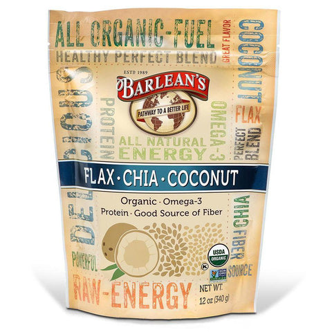 Barlean's Organic Flax Chia Coconut Blend-N101 Nutrition