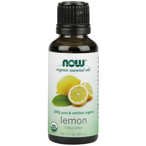 NOW Essential Oils Lemon Oil, Organic-N101 Nutrition