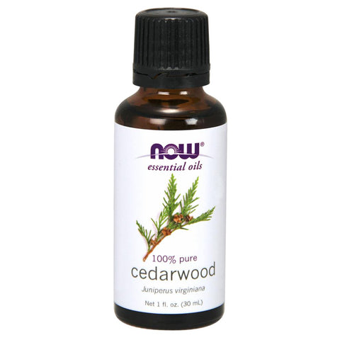 NOW Essential Oils Cedarwood Oil-1 fl oz (30 mL)-N101 Nutrition
