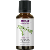 NOW Essential Oils Hyssop Oil-1 fl oz (30 mL)-N101 Nutrition