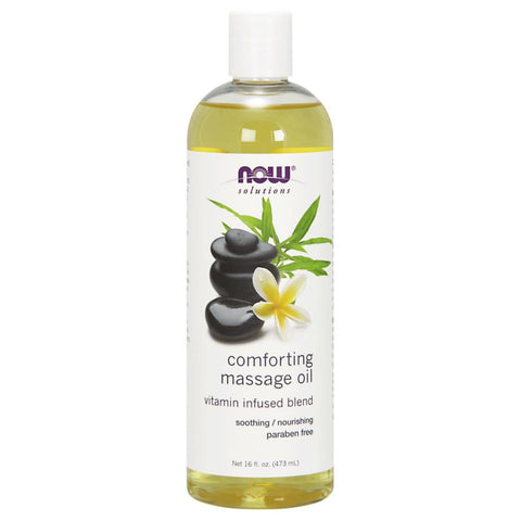 NOW Solutions Comforting Massage Oil-16 fl oz (473 mL)-N101 Nutrition