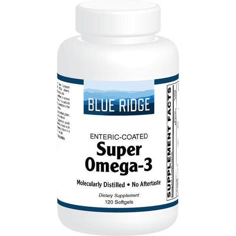 Blue Ridge Super Omega-3 (Enteric-Coated)-120 softgels-N101 Nutrition
