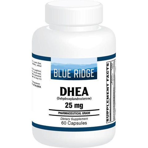 Blue Ridge DHEA 25 mg-60 capsules-N101 Nutrition