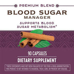 Nature's Way Blood Sugar Manager-90 capsules-N101 Nutrition