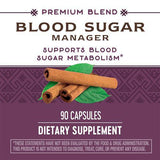 Nature's Way Blood Sugar Manager-90 capsules-N101 Nutrition