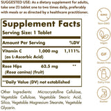 Solgar Vitamin C 1000 mg with Rose Hips-N101 Nutrition