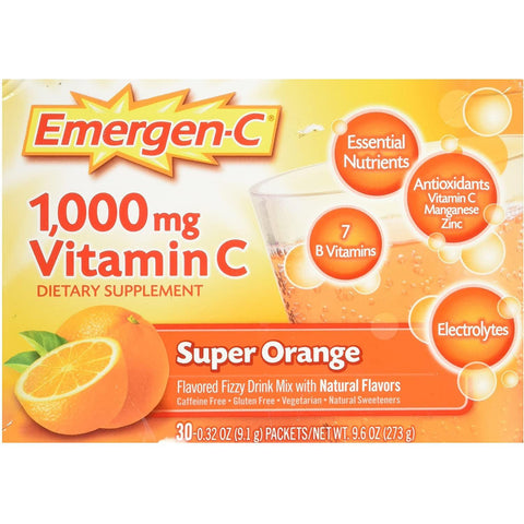 Emergen-C - Super Orange-30 packets-N101 Nutrition