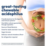 American Health Chewable Acidophilus (1 Billion) Natural Strawberry Flavor-N101 Nutrition