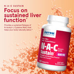 Jarrow Formulas N-A-C Sustain 600 mg-N101 Nutrition