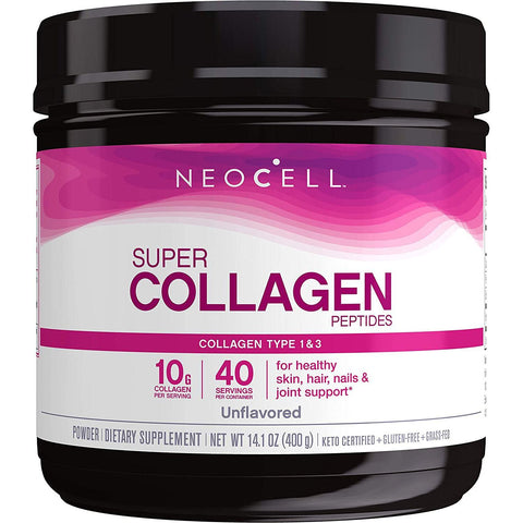 NeoCell Super Collagen Peptides Powder - Unflavored-14.1 oz (400 g)-N101 Nutrition